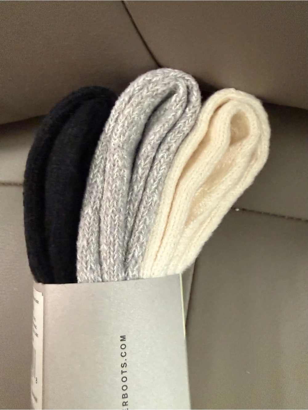 BNWT HUNTER ORIGINAL 3 PACK SUPER SOFT BOOT SOCKS [BK-GR-CM] US SHOE SIZE 4-10